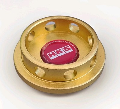 HKS Oil Cap | GOLD | Fits Nissan Silvia S14 S15 350z 370z Nismo