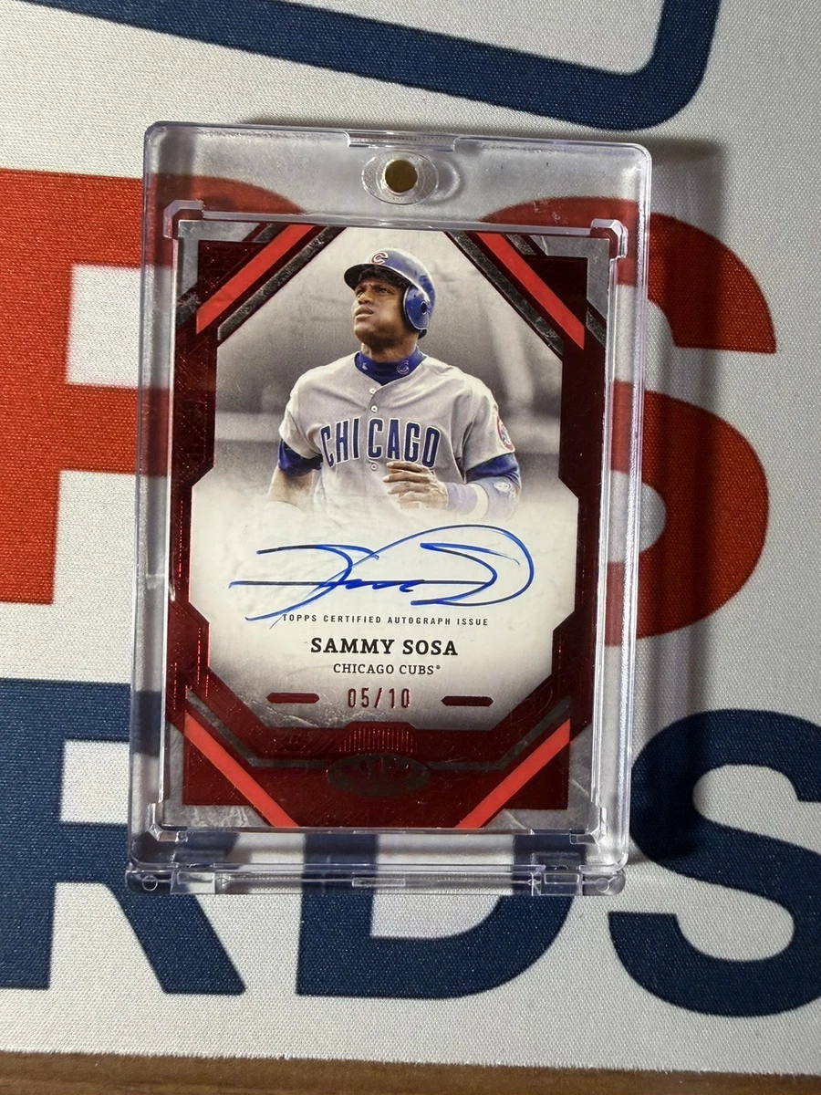 Topps Sammy Sosa Baseball Serial Numbered Sports Trading Cards