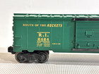 LIONEL POSTWAR 6464-75 VERY CLEAN ROCK ISLAND BOX CAR "ROOT OF THE ROCKETS" LF — photo 9