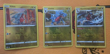 Brilliant Stars Reverse Holo Set of 3 Gible Gabite Garchomp 107/192 - 109/172