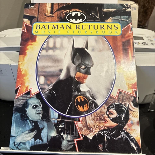 VTG Batman Returns Movie Storybook 1992 DC Comics Paperback Vintage Golden Books