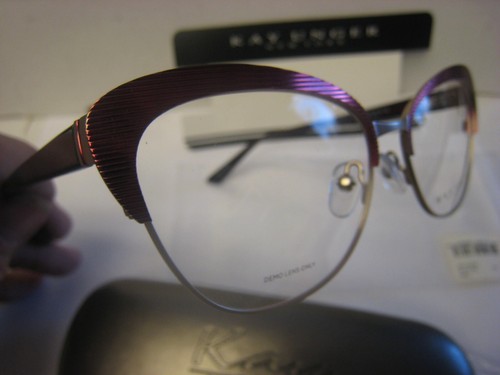 MARCO DE GAFAS KAY UNGER K235 ROJO 53-16-140-38V CON ESTUCHE AUTÉNTICO - Imagen 2 de 6