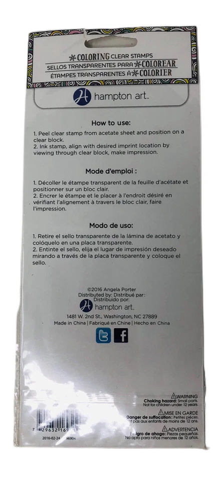 Estampillas acrílicas transparentes para colorear arte Hampton pájaros mariposas flores de amor Foto 3 de 4