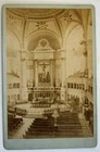 36438 Ancient Photo DRESDEN Kreuzkirche Church Interior Altar around 1885