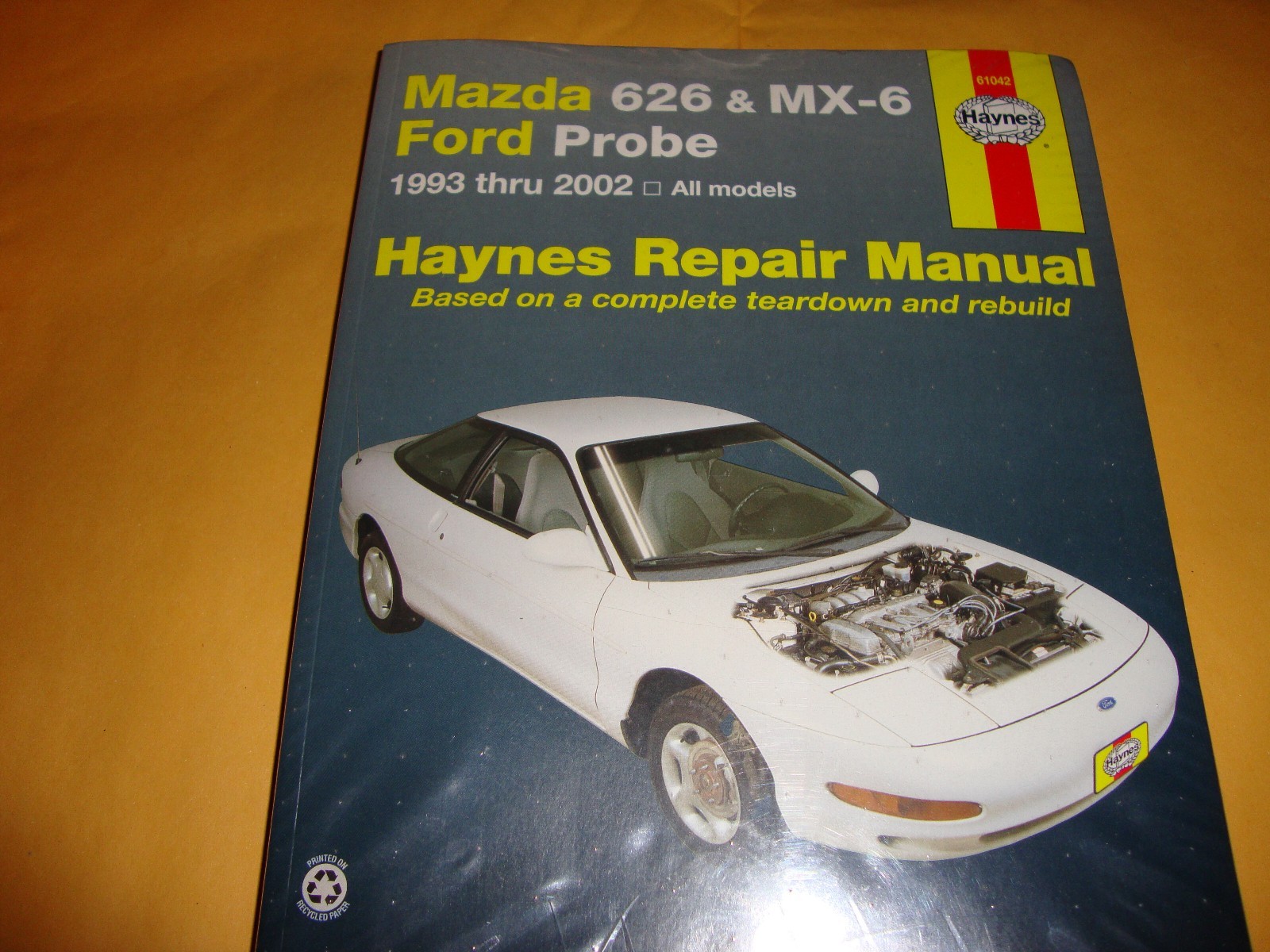 Haynes 61042 Repair Manual MAZDA 616 & Mx-6 Ford Probe 1993 - 1998 All  Models | eBay