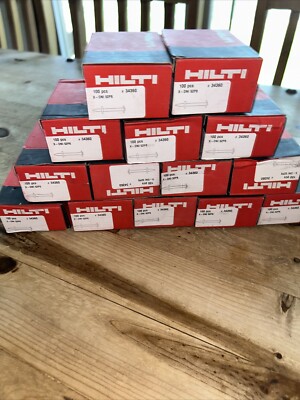 14 Boxes Of 34360 HILTI X-DNI 52P8 anchors/nails box of 100 2 1/16
