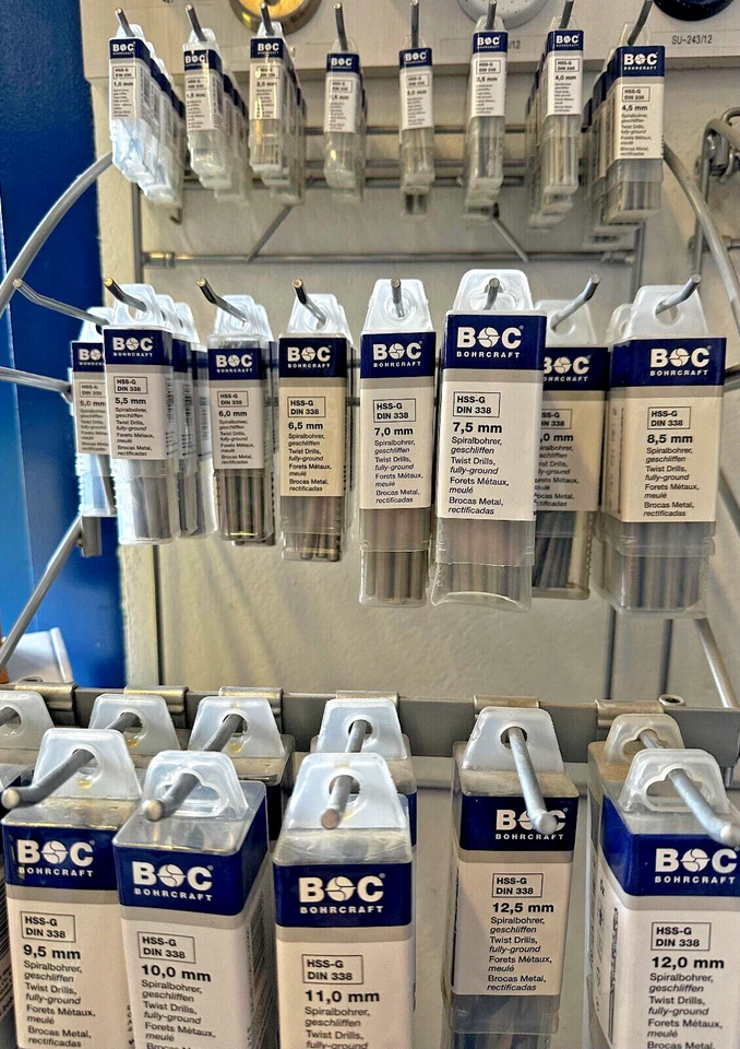 BOC HSS G Spiralbohrer DIN 338 ⌀1mm - 13mm geschliffen Bohrcraft