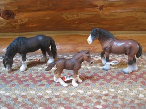 schleich clydesdale stallion