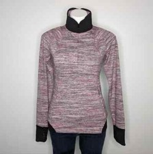 Lululemon Runderful heathered pink 1/2 zip exercise workout pullover jacket 8