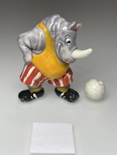 &Uuml; Ei Die Dribbel Boys 1990 Figur  Rhino Rauhbein Variante &Uuml; Eier 100% Original