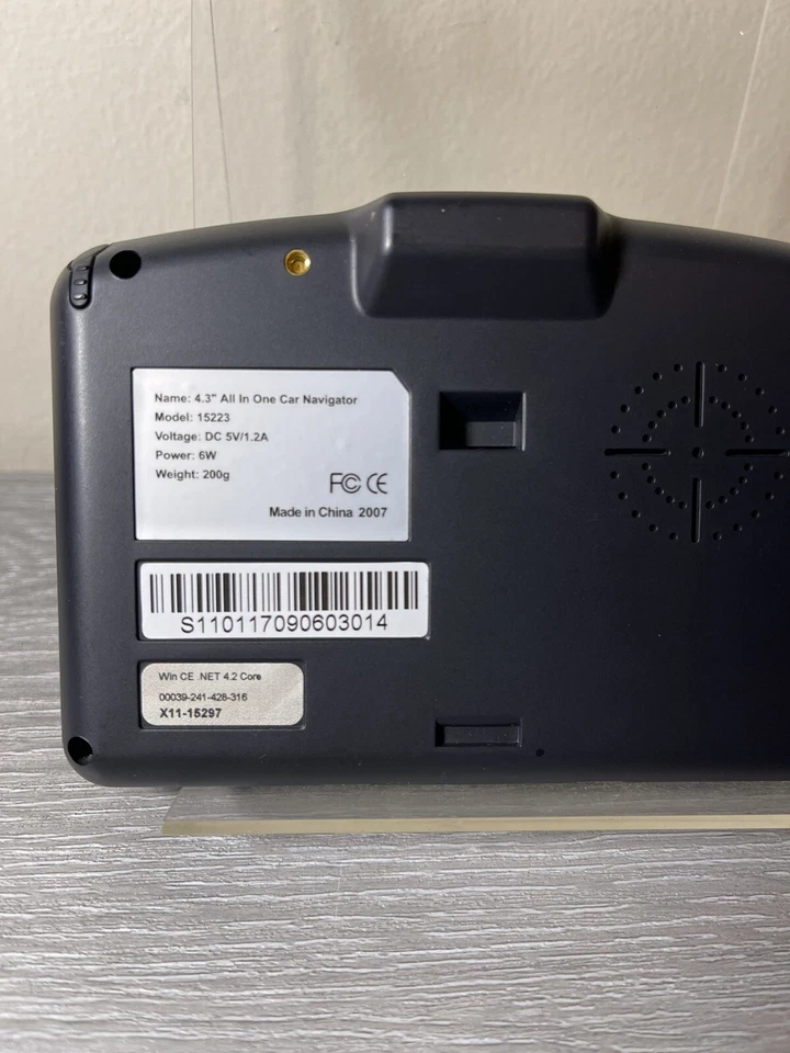 GPS Omnitech Navtech 4.3" All in One Car Navigator Model 15223 Navigation System - Image 2 of 2