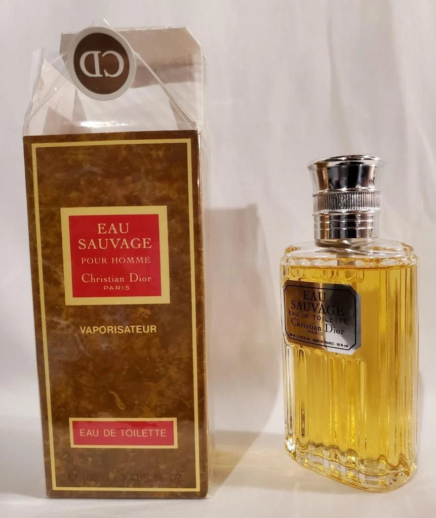 Eau Sauvage Edt 3.3oz/100ml By Christian Dior Paris Vintage