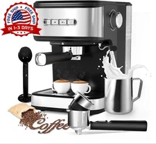 Máquina de café expreso, cafetera expreso de 20 bares con capacidad comercial