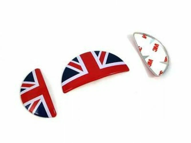 Union Jack Interior Door Handle+Glove Box Covers for Mini Cooper R50 R52 R53 Foto 2 de 4