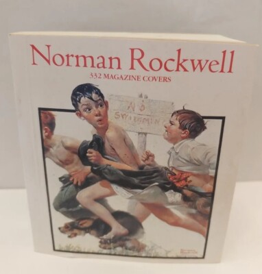 Norman Rockwell 332 Magazine covers Mini book First Printing 1979