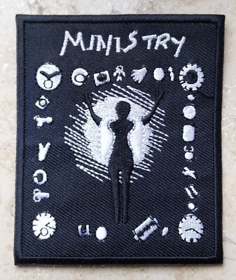 MINISTRY - PSALM 69 -- PATCH / AUFNÄHER -- INDUSTRIAL METAL