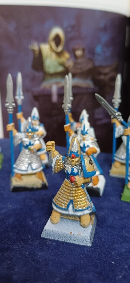 Lot figurines Warhammer Batailles Fantastiques Hauts-Elfes lanciers (12) - Photo 4/4
