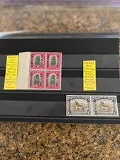 UNION OF SOUTH AFRICA 1 x "OFFICIAL" BLK & 1 x "OFFICIAL" PAIR SG042 & 047