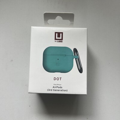 (U) by UAG Apple AirPods Gen 3 Dot Case -aquamarine Silicone Textured Design