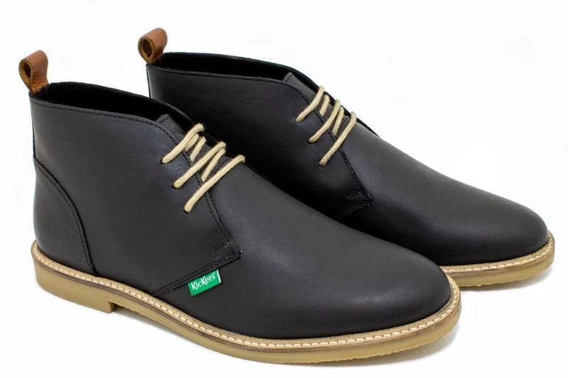 KicKers Botín Tobillo Tyl Negro  Cow Chipmunk Perm 529765-6081 - Imagen 4 de 4