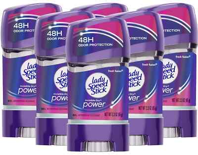 6 Pack x Lady Speed Stick Invisible Dry Power Antiperspirant Deodorant Gel