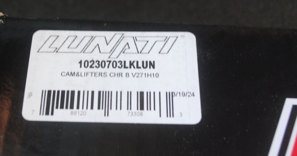 BB MOPAR 10230703LUN LUNATI VOODOO CAM CAMSHAFT & LIFTERS 383 400 440 3