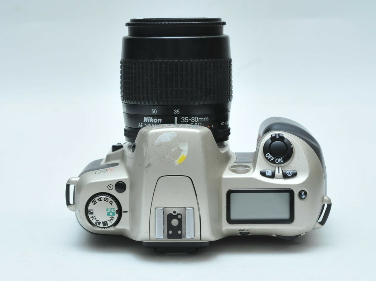 Nikon N60/F60 SLR film Camera W/ AF 35-80mm F4-5.6 Lens *Parts