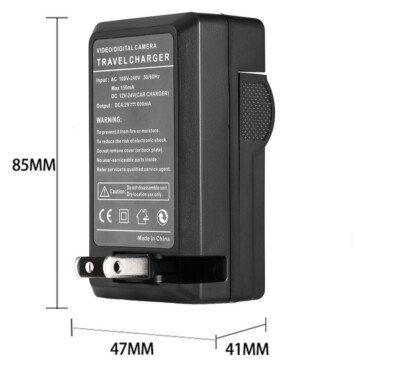Battery Charger For Panasonic Lumix DMC-FT20, DMC-FT25