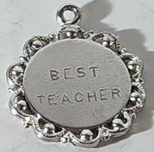Vtg Sterling Silver REVERSIBLE ENGRAVED BEST ...