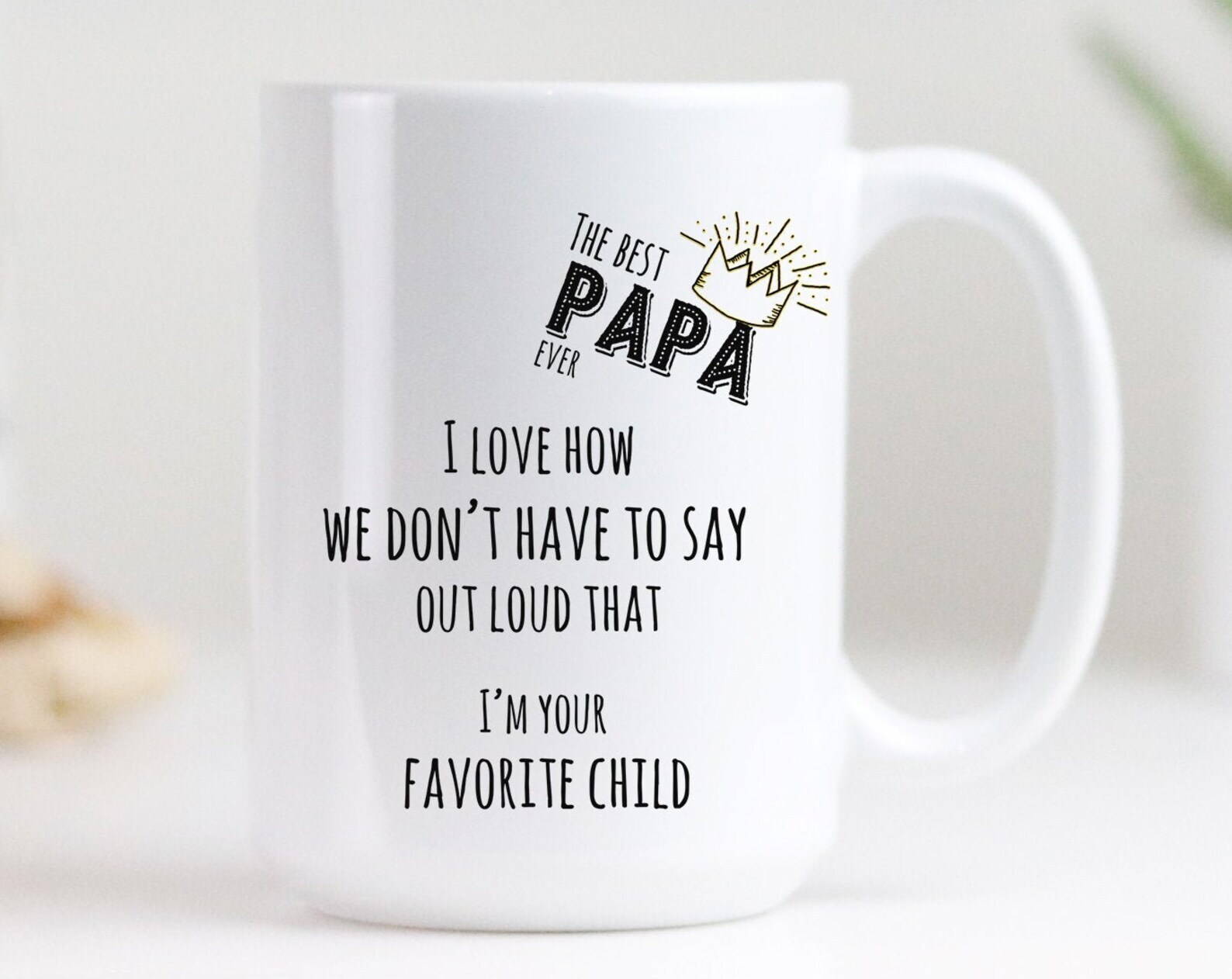 Papa Gift Personalized The Best Papa Ever Father Funny Mug Customizable Father's