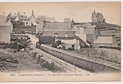 29 . CARANTEC . LA DESCENTE A LA GREVE BLANCHE