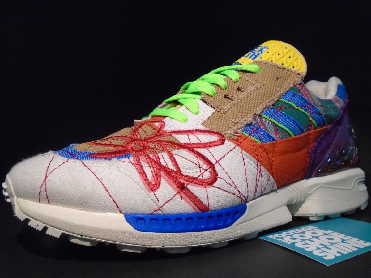 ADIDAS ZX 8000 W SUPEREARTH SEAN WOTHERSPOON WHAT THE WHITE BLUE