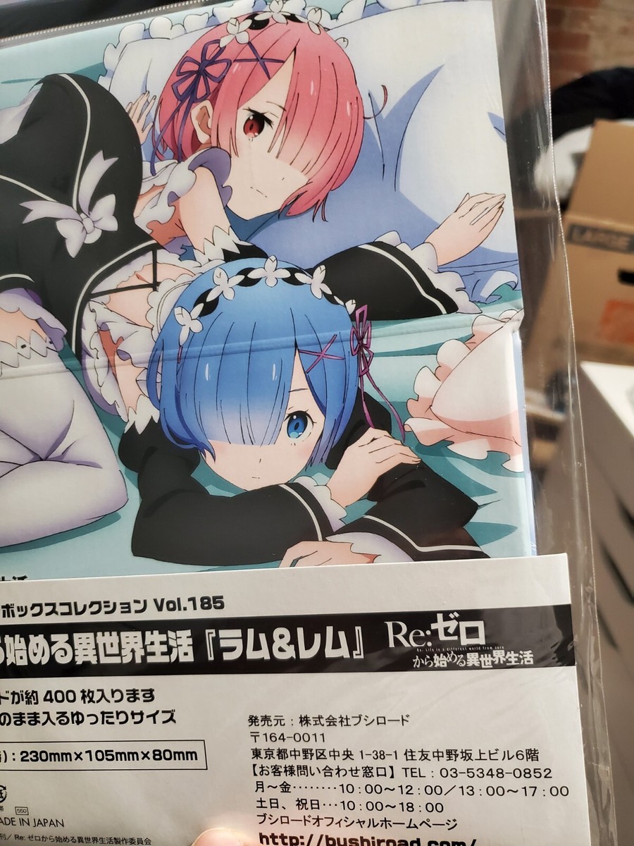 Bushiroad Storage Box Collection Vol.185 Re: Zero Rem & Ram