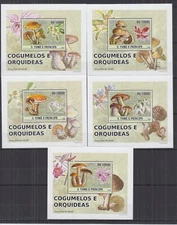 ST456Pd. S.Tome and Principe - MNH - Nature - Mushrooms  - 2008 - Deluxe