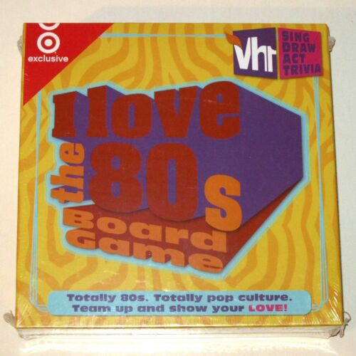 I LOVE the 80s Board Game! Target Exclusive VH1 Party Game! NEW & Sealed! (2005) - Picture 1 of 2