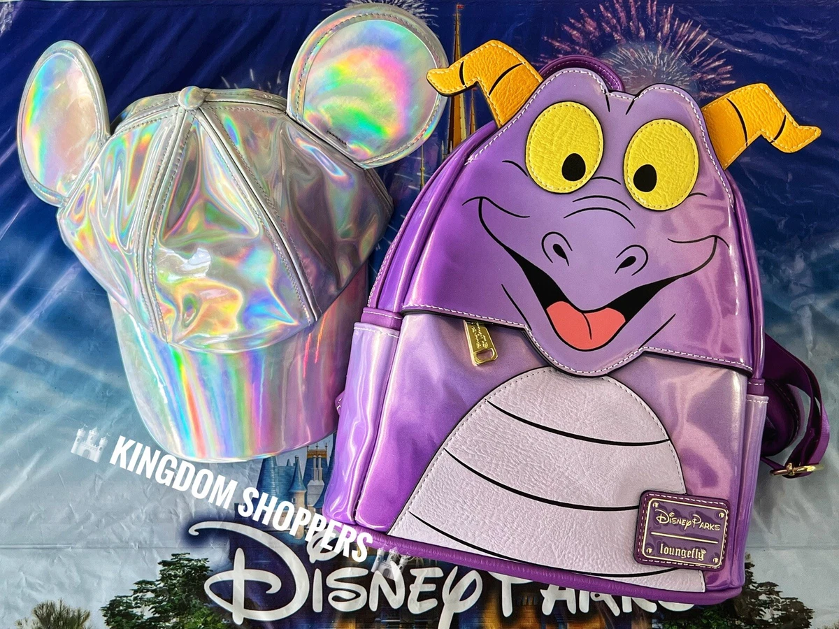 2023 Disney Parks Epcot Center Figment Cosplay Loungefly Backpack u0026 Cap Set  New | eBay