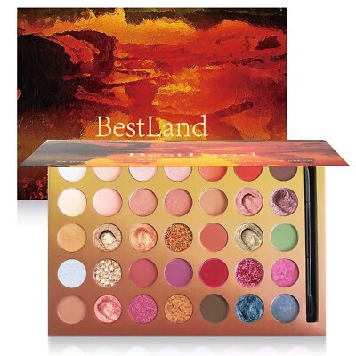 #1 Juego de Maquillaje Paleta De Sombras De Ojos Brillar Mate Profesional Makeup