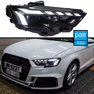 For Audi A3 8V 2013-2021 S3 RS3 Sedan Hatchback LED Headlight Assembly Upgrade