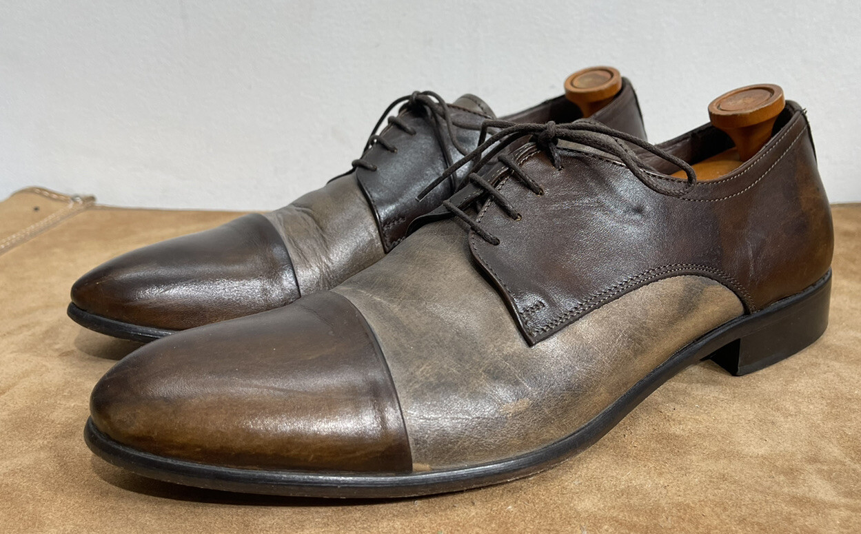 Brown Captoe Dress Shoes 10.5 D 