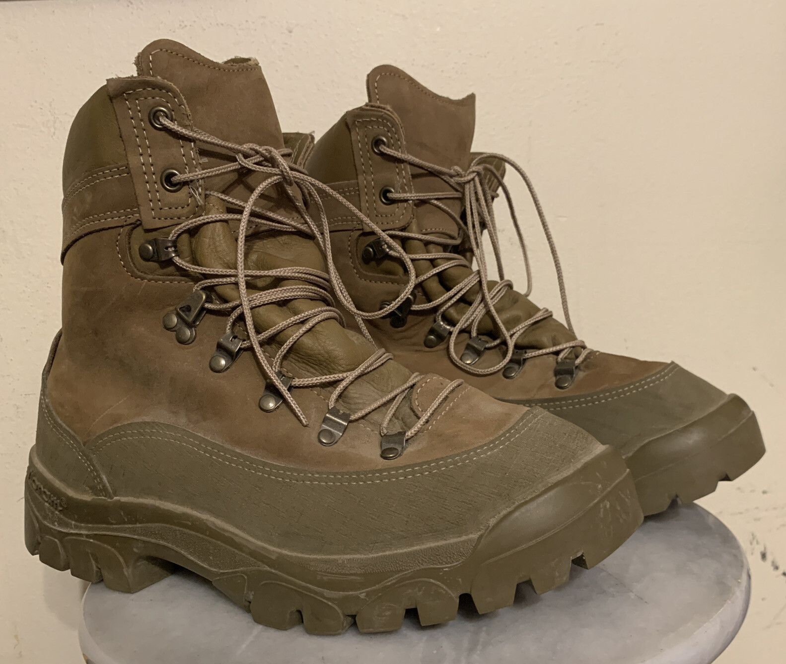 Hiking Mountain Combat Olive Boots 