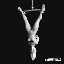 Hanging Prisoner Girl 161 - 28mm Scale Resin Miniature by Manufaktura Miniatures