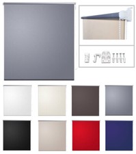 Verdunklungsrollo Fensterrollo Klemmrollo Verdunkelungs Rollo mit Kettenzug