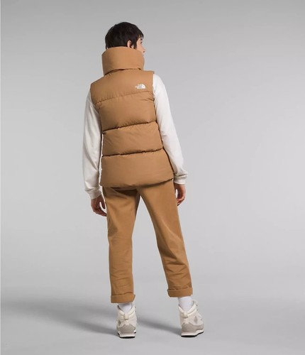 NEW North Face Women's Glacier Basin Down Vest, Almond Butter Tan, X-Large - Picture 5 of 11