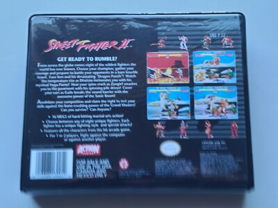 Street Fighter II The World Warrior CASE Super Nintendo SNES