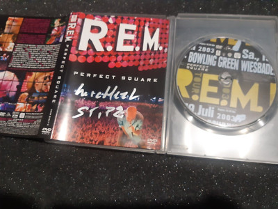 REM Autogramm DVD PERFECT SQUARE signiert Live Konzert Michael Stipe Sänger