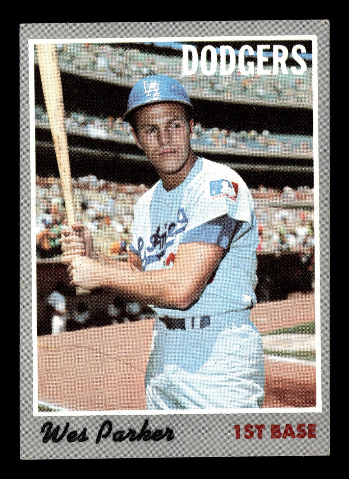 Wes Parker 1970 Topps #5 Los Angeles Dodgers Excellent