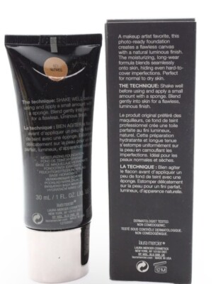 LAURA MERCIER Silk Crème Moisturizer NUTMEG 5C1 Photo Edition Foundation - 1 Oz.