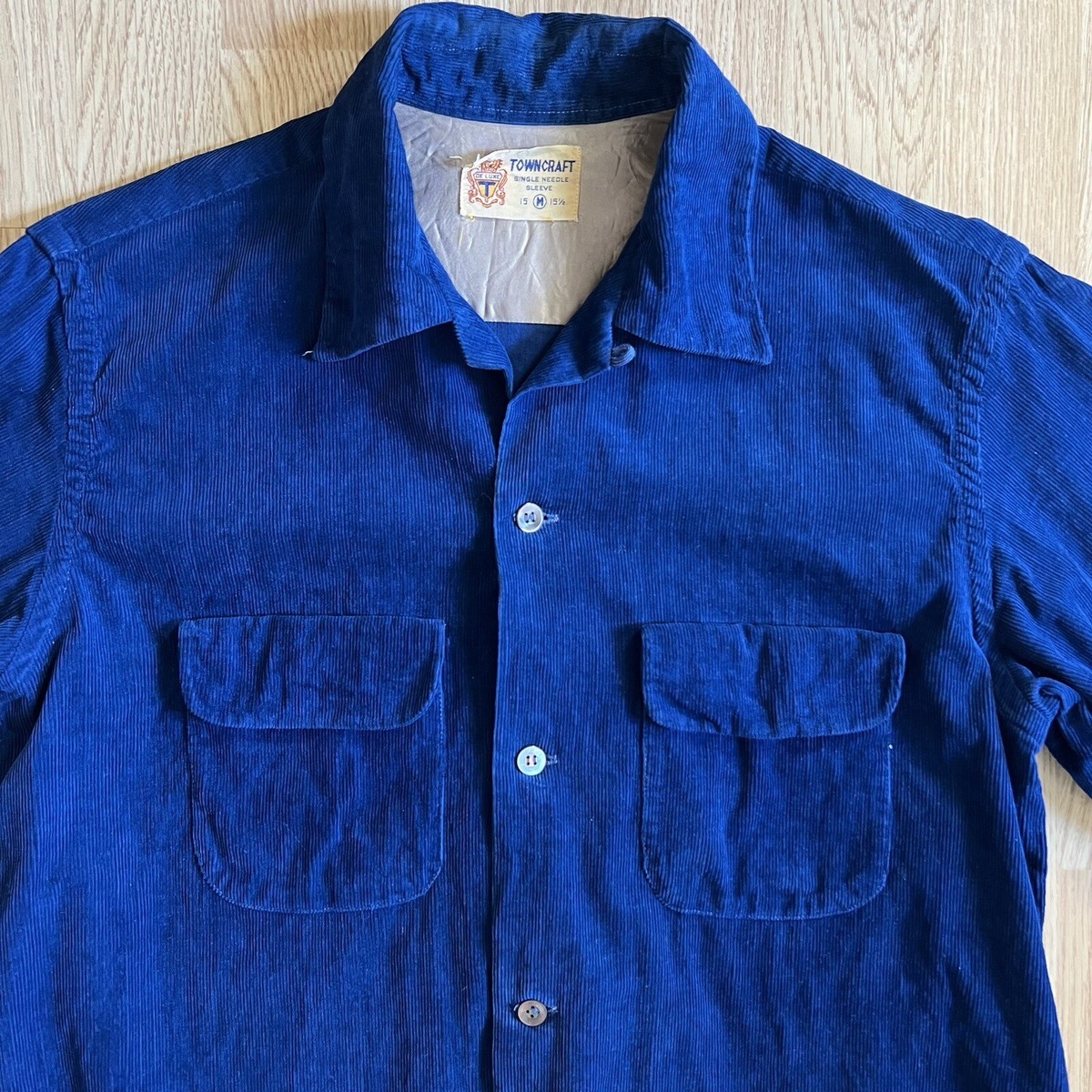 トップス 60s towncraft vintage shirts bd check TOWNCRAFT 60s Vintage triangle tag Check Pattern Long sleeve