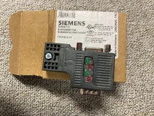 Siemens 6ES7-972-0BB52-0XA0, Simatic DP Profibus Connector 90 deg w/ PG conn.