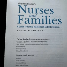 Wright & Leahey's Nurses and Families by Shajani and Snell Nursing 2019
